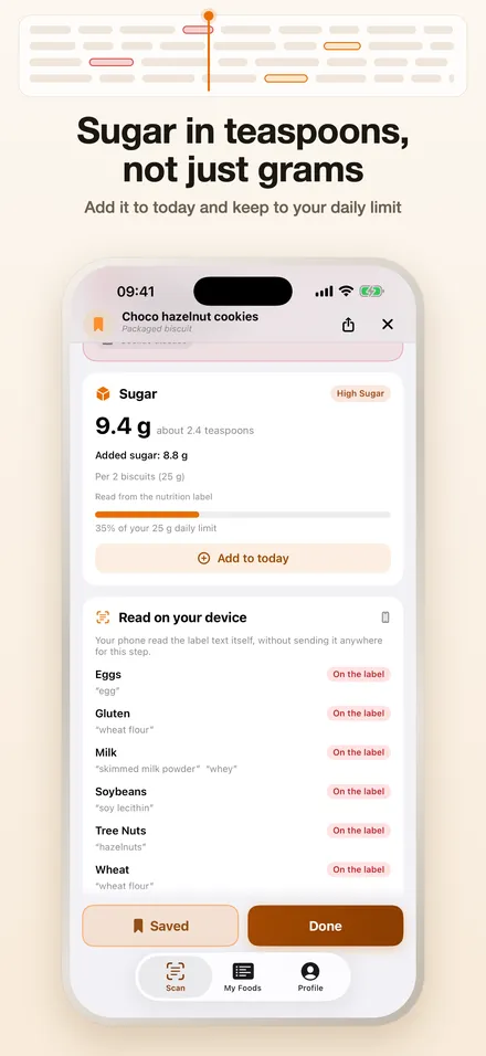 Tracewise: Allergen Scanner screenshot 3