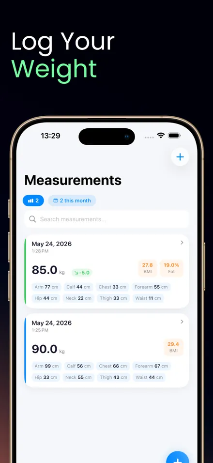 Body Weight Tracker: BodiLog screenshot 2