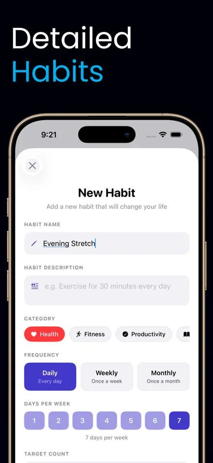 Habit Tracker Kit screenshot 4